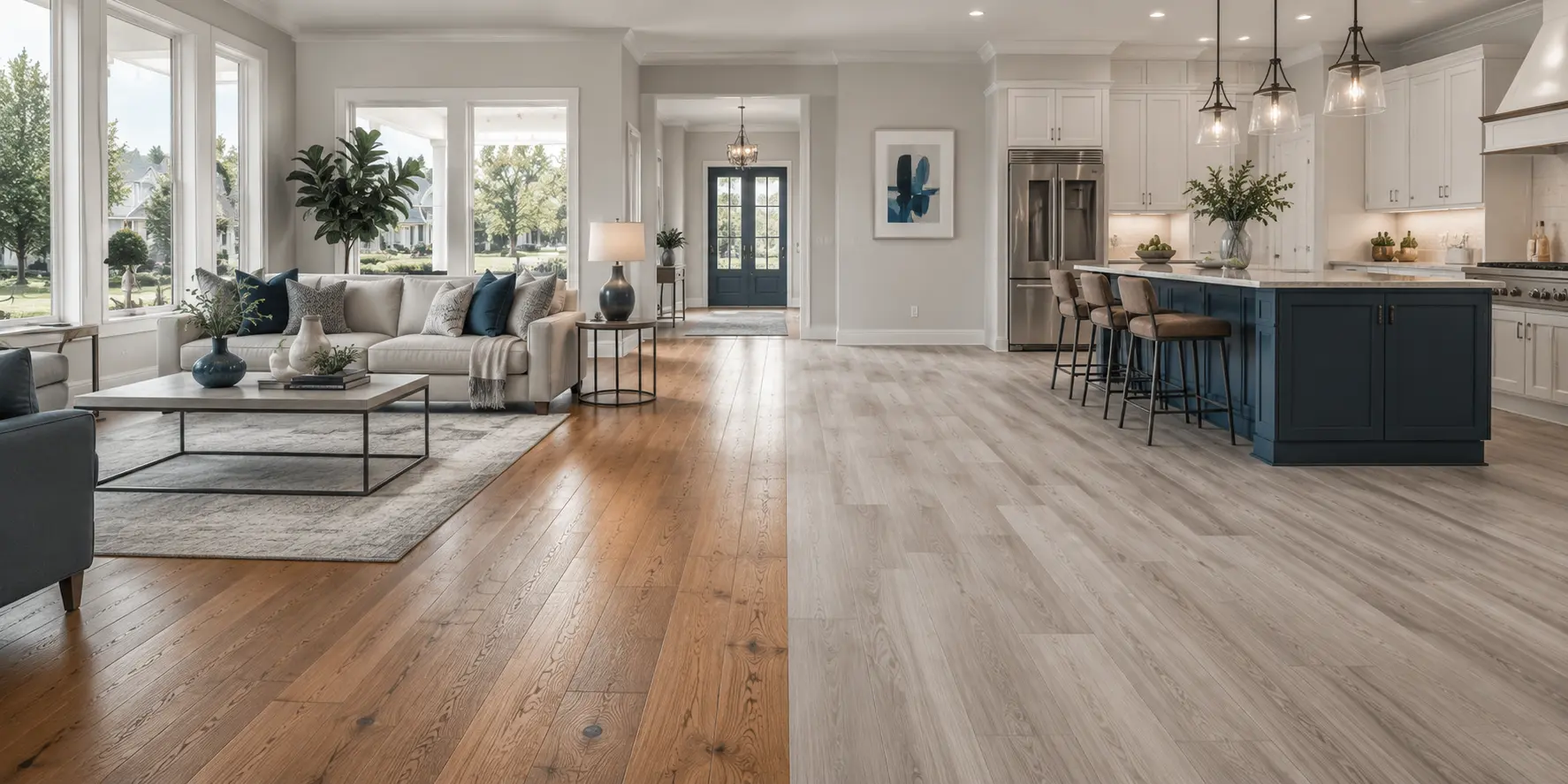 Hardwood vs. Luxury Vinyl Plank Flooring